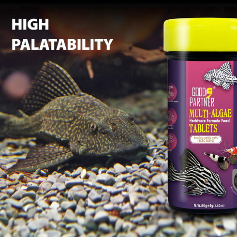 Purify Series for Algae Wafers Pleco Food, Spirulina Fish Food for Snails, Plecos, Algae Eaters and Bottom Feeders, Color Enhancing, All Natural I...