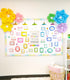 Carson Dellosa Creatively Inspired 3D Flower Bulletin Board Decorations, Orange, Yellow, and Pink Flower, Paper Flowers Decorations for Wall, Flow...