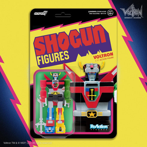Super7 Voltron Defender of The Universe (Shogun) - 3.75" Voltron Action Figure with Accessory Vintage Collectibles and Retro Toys...