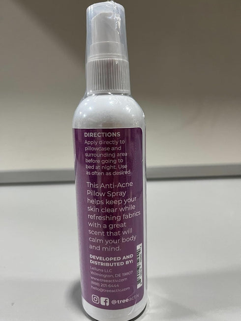 Anti-Acne Pillow Spray, 4 fl oz, Lavender Sleep Spray, Pure Lavender Essential Oil Air Freshener, Pillow Linen Spray for Bedding, Aromatherapy, 10...