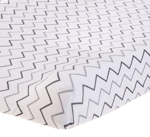 American Baby Company 2 Pack Printed 100% Cotton Knit Fitted Contoured Changing Table Pad Cover - Compatible with Mika Micky Bassinet, Gray Stars ...