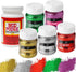 Glitter - Fine Glitter and Modge Podge Set - 5 Colors of 4oz Craft Glitter Shaker Bottles with 8oz Craft Glue Gloss Finish - Great Glitter for Res...