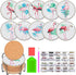 JHGCVX 10 Pcs Flamingos Diamond Painting Coasters Kit,Diamond Art Coasters with Holder,Cute Flamingos Diamond Painting Coasters for Adults Beginne...