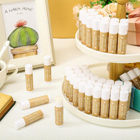 Demissle Thank You Gifts for Coworker Lip Balm Bulk Set Inspirational Appreciation Gifts Leaving Farewell Gifts Vanilla Ingredients Lips Care Prod...