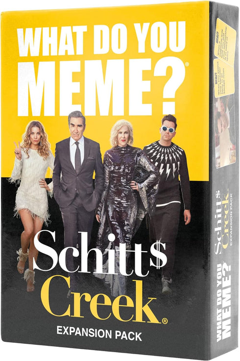 WHAT DO YOU MEME? Schitt's Creek Expansion Pack – Designed to be Added to Core Party Game...
