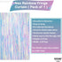 KatchOn, Neon Iridescent Streamers - Pack of 2 | Iridescent Party Decorations | Mermaid Birthday Decorations | Fringe Backdrop for Anniversary, En...