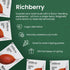 Miracle Berry by Richberry, 1 Pack of 10 Halves (1g), Naturally Sweetens Sour Food, 100% Freeze-dried Premium Fruits, No Preservatives, Great for ...