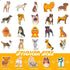 50Pcs Cute Dog Stickers Pack, Waterproof Vinyl Puppy Stickers for Water Bottle, Laptop, Suitcase, Bicycle, Notebooks, Diary, Scrapbooking, Kawaii ...