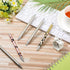 Qilery 15 Set Stainless Steel Pen Thank You Pens Gifts Blanks Resealable Pouch Bag and Holographic Thank You Cards Set for DIY Glitter Pen Epoxy P...