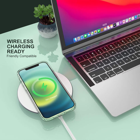 ULAK Clear Case for iPhone 12/iPhone 12 Pro, Hybrid Protective Slim Transparent Anti-Scratch Shock Absorption TPU Bumper Cover Designed Phone Case...