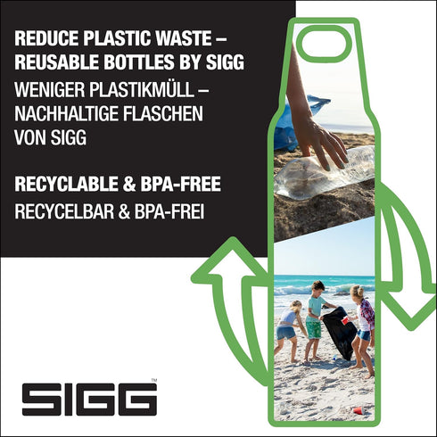 SIGG - Thermo Flask Hot & Cold ONE - Insulated Water Bottle - Tea Filter - Leakproof - BPA-Free - Stainless Steel - 17Oz...