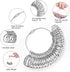 Ring Sizer Measuring Tool, NuLink Aluminum Ring Mandrel Dual Measurement Size Metal Rings Sizers Tools Kit Adjuster for Women Men Rings...