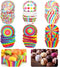 600 count Cupcake Baking Cups Muffin Cupcake Liners Candy Cup Mini Colorful Cupcake Wrappers Rainbow Combo Disposable Baking Cups Set for Birthday...
