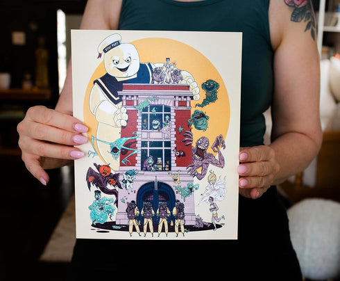 Ghostbusters 2 8x10 Art Print by Fredrik Eden (Nerd Block Exclusive)...