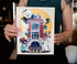 Ghostbusters 2 8x10 Art Print by Fredrik Eden (Nerd Block Exclusive)...