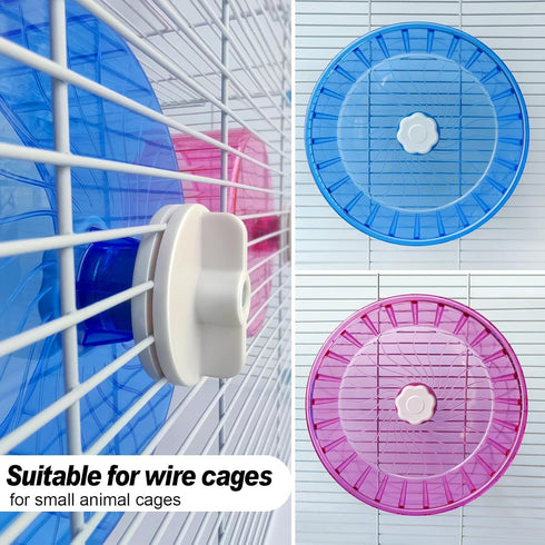 Hamster Wheel,Silent Wheel,Super Silent Hamster Exercise Wheels,Silent Hamster Wheel,Adjustable Stand Hamsters Exercise Wheels,Quiet Rat Wheel (? ...