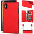 Bocasal Crossbody Wallet Case for iPhone Xs Max Credit Card Holder PU Leather Kickstand Shockproof Detachable Cross Body Strap Lanyard Magnetic Cl...