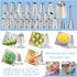 Piping Bags and Tips Set - 50Pcs Cake Decorating Supplies Kit with Icing Frosting Nozzles,Icing Scrapers,Reusable & Disposable Pastry Bags - Bakin...