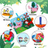 2 PCS High Contrast Crinkle Baby Books 0-6 Months Interactive Sensory Baby Toys 9-12 Month Montessori Activities Touch Feel Infant Book 0-3-6 Mont...