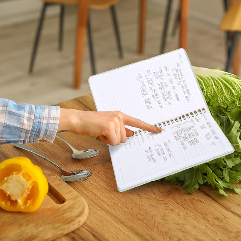 ZICOTO Aesthetic Blank Recipe Book - The Perfect Recipe Notebook to Write in Your Own Recipes - Simplified Blank Cookbook to Organize Your Recipes...