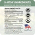 L-Methylfolate 15mg (Bioactive B9 Folate) plus Methyl B12, D3, Taurine & NAC | Professional Strength Active 5-MTHF Supplement | Supports Mood, Ner...