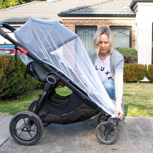 Mosquito Net for Stroller 2Pack - Protective Baby Stroller Mosquito Net - Perfect Bug Netting for Strollers, Bassinets, Cradles, Playards, Pack N ...