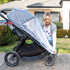 Mosquito Net for Stroller 2Pack - Protective Baby Stroller Mosquito Net - Perfect Bug Netting for Strollers, Bassinets, Cradles, Playards, Pack N ...