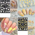 Flower Nail Art Stickers Decals 5D Embossed Spring Nail Decals 3D Self-Adhesive Nail Art Supplies Yellow Pink White Kapok Camellia Design Nail Acc...