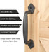 Sliding Rustic Barn Door Handles, 8 Inch Heavy Duty Large Design Barn Door Pull, for DIY Sliding Barn Door, Gate, Shed, Garage | Round Solid Metal...