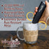 WizBlend Dual Whisk Milk Frother Wand - Powerful Handheld Frother - Electric Whisk Foam Maker for Coffee, Lattes, Cappuccino, Matcha, Hot Chocolat...