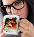 3dRose mug_47024_4 "Halloween Greetings - cat, cute, girl, costume, halloween, trick or treat, witch" Two Tone Black Mug, 11 oz, Multicolor...