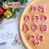 Keoker Christmas Polymer Clay Cutters, Polymer Clay Cutters for Earrings Christmas, 11 Shapes Christmas Clay Earrings Cutters, Winter Clay Cutters...
