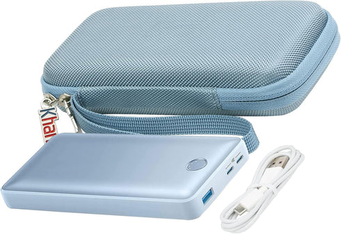 khanka Hard Travel Case Replacement for Anker 325/535 Power Bank PowerCore 20K Portable Charger 20000mAh, Case Only (Blue)...