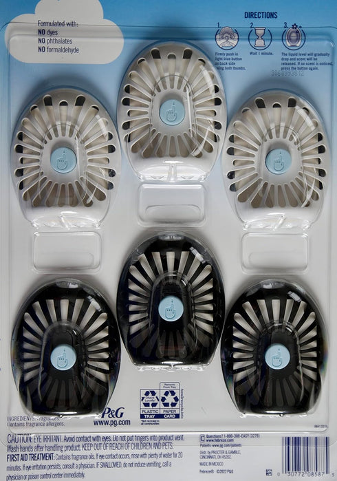 Febreze Small Spaces Unstopables Variety, 0.25 Fluid Ounce (Pack of 6)...