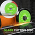 Glass Cutting Disc Pack of 5, Ultra-Thin Diamond Cutting Disc Saw Blade Suitable for 4 Inch Angle Grinder, Diamond Cut Off Wheels for Glass Cerami...