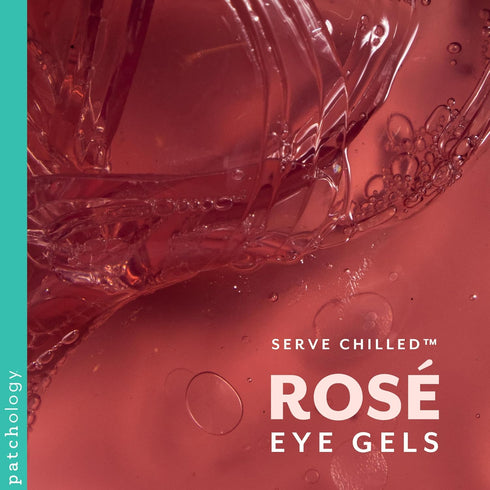 Patchology Hydrating Under Eye Patches for Dark Circles, Serve Chilled Hyaluronic Acid Serum Under Eye Mask protects and softens skin, Rose Eye Ma...