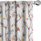 Ambesonne Autumn Window Curtains, Watercolor Birds on a Tree with Yellow Leaves During Fall Season, Lightweight Decor 2-Panel Set with Rod Pocket,...