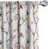 Ambesonne Autumn Window Curtains, Watercolor Birds on a Tree with Yellow Leaves During Fall Season, Lightweight Decor 2-Panel Set with Rod Pocket,...