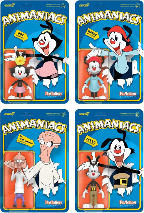 Super7 Animaniacs Yakko Warner - 3.75" Animaniacs Action Figure Classic TV Show Collectibles and Retro Toys...
