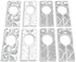 Closet Dividers for Baby Clothes by YardieBaby - Set of 8 Baby Clothing Size Age Hanger Dividers from Newborn Infant to Toddler Months Boys/Girls ...