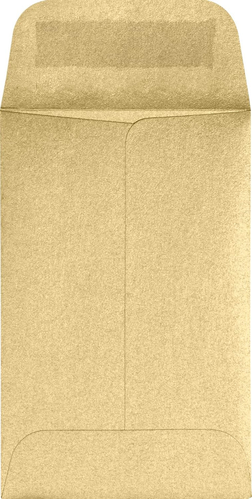 LUXPaper #1 Coin Envelopes | 2 1/4" x 3 1/2" | Blonde Metallic | 80lb. Text | 50 Qty...