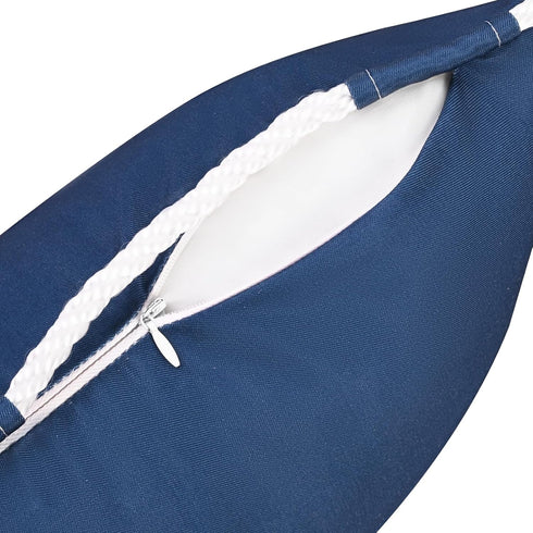 ASPMIZ Outdoor Pillow Covers 12 x 20 Inch, Waterproof Lumbar Throw Pillows for Patio Porch Furniture Couch Navy Blue Home Decorative Cushion Cover...