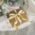 MEEDEE Skinny White Velvet Ribbon with Gold Back Double Sided Christmas Wired Ribbon 1 Inch Velvet Wired Ribbon 25 Yards White Crushed Velvet Ribb...