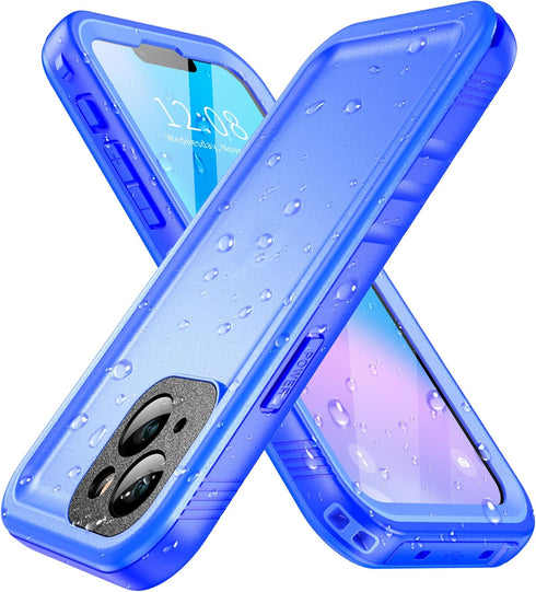 SPORTLINK Compatible with iPhone 13 Mini Waterproof Case - Built in Screen Protector Full Body Shockproof Dustproof IP68 Waterproof Case for iPhon...
