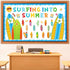 Summer Classroom Bulletin Board Decorations Surfboard Surfing Bulletin Board Set Surfing Into Summer Paper Cutouts for Surfboard Sign Teacher SCla...