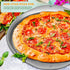 Pizza Pan - 14 Inch Nonstick Pizza Pan for Oven with Widen Handles for Cooking, Baking, and Grilling - Durable, Even Heating, Long-Lasting Kitchen...