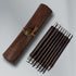 8 Pcs Tungsten Steel Chisel, Metal Engraving Tools, Chisel Set with Leather Sheath for Woodworking, Seal and Bamboo Carving...