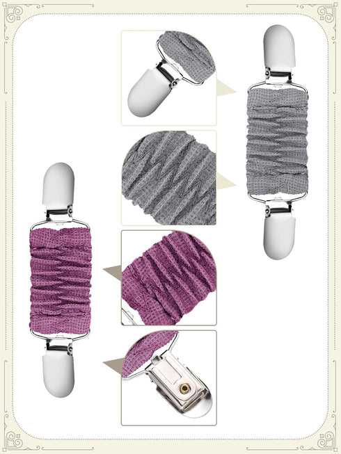 4 Pcs Dress Clips Cinch Clips for Dresses Tightener Clip for Fitting Back Cinch Sweater Clips for Cardigans Clips for Women...