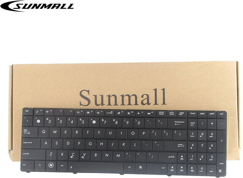 Keyboard Replacement Without Frame Compatible with Asus n53 k54l x55 x55u x55a x54c x54h x55vd x55c f55 f75 R500D R500DE R500N Series Laptop Black...