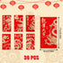 36pcs Chinese Red Envelopes, 2024 Year of Dragon Red Pocket Lunar New Year Red Packet Lai See Hong Bao with Golden Embossed Pattern Lucky Money En...